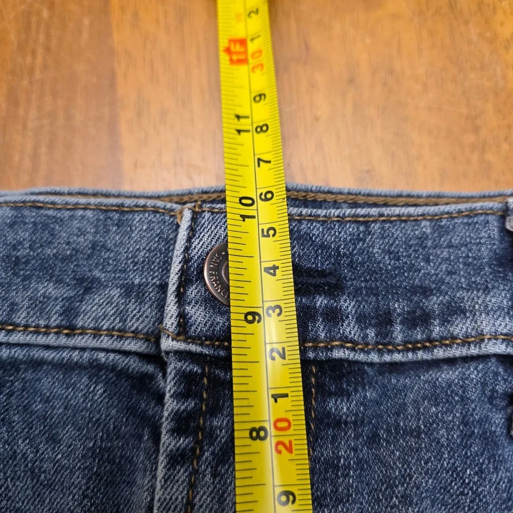 Old Navy Womens Mid-Rise Boyfriend‎ Jeans Blue Medium Wash Size 6
